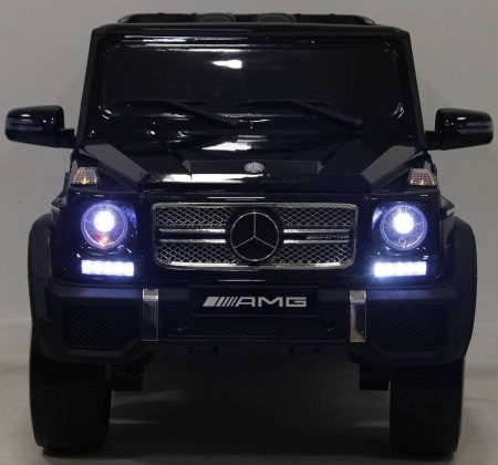 RiverToys Детский электромобиль Мercedes-Benz AMG G65 4WD / черный глянец