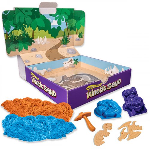 Spin Master Kinetic Sand Песок для лепки Игровой набор c формочками цвет / в ассортименте