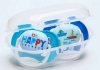 Avent Пустышка ultra air силиконовая Lime Be happy/Кораблик, 6-18 месяцев