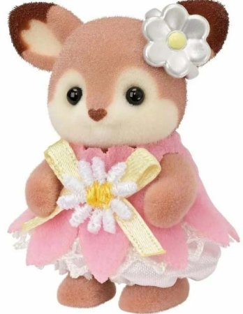 Sylvanian Families Игровой набор "Малыши Оленята на цветочных качелях"