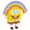 игрушка SpongeBob игрушка пластиковая 20 см - Спанч Боб радужный (мем коллекция)