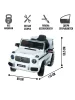 0002Джип Mercedes Benz G 63 Small (Белый)
