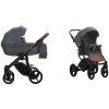 Bebetto Детская коляска 2 в 1 Luca Pro / цвет серый 03, рама черная