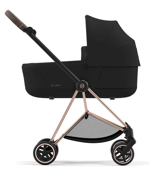 Cybex Коляска 2 в 1 Mios III / цвет Sepia Black, Rosegold (черный, рама, розовое золото)