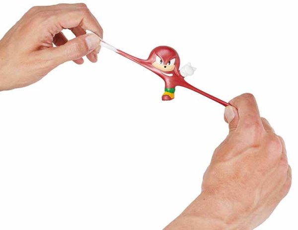 GooJitZu Игрушка тянущаяся фигурка мини Метал Наклз Соник