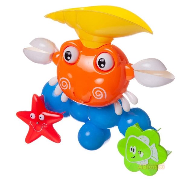 Abtoys Игровой набор "Веселое купание. Краб-мельница" для ванны