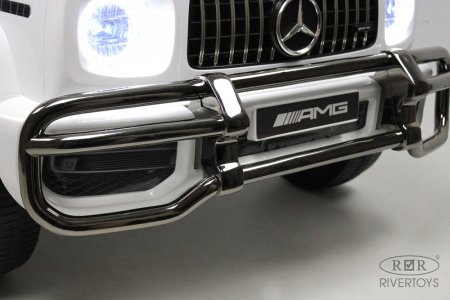 Rivertoys Электромобиль Mercedes-AMG G63 / цвет белый