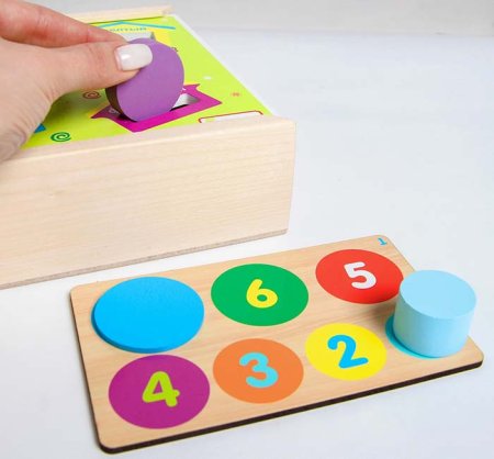 Alatoys Сортер "Учим цвета и размеры"