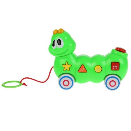 УМка Музыкальная каталка развивающая "Гусеница"