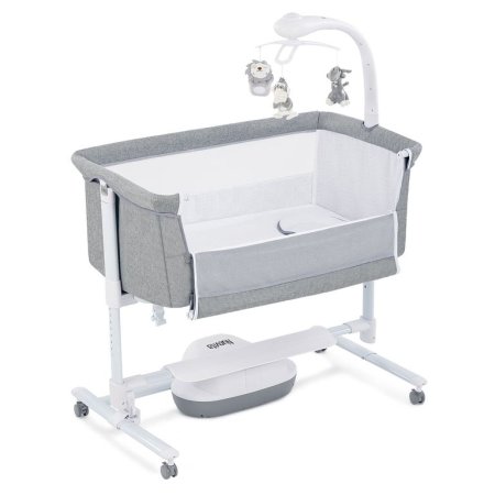 Nuovita Приставная кроватка для новорожденных Accanto Festa/ цвет Grigio/Серый