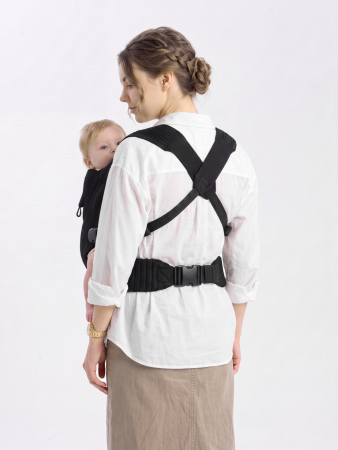 Рюкзак-кенгуру BABYRIDE «БЕЙБИРАИД» (black)
