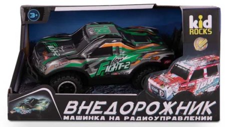 Kid Rocks Машинка радиоуправляемая Внедорожник-пикап / цвет зеленый