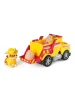 Paw Patrol (Щенячий патруль) Игровой набор Пожарные спасатели, машинка с фигуркой Крепыш 18 см
