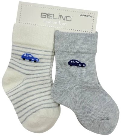 Belino Носки детские "Машинки", 2 пары