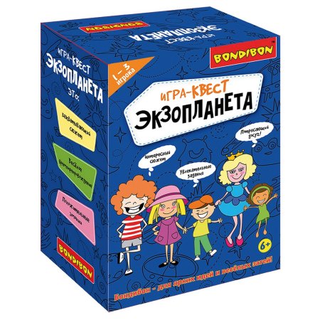 Bondibon Настольная игра-квест Экзопланета