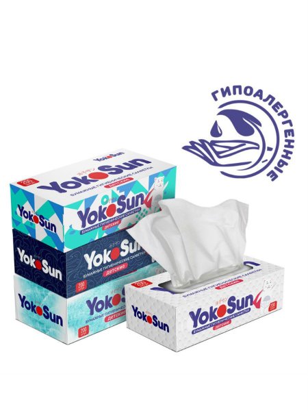 Yokosun детские бумажные гигиенические салфетки, 200 шт