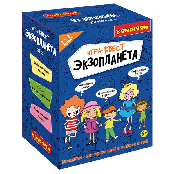 Bondibon Настольная игра-квест Экзопланета