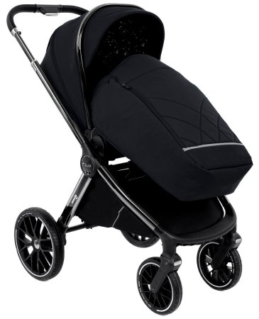 Коляска 2в1 Mayla Lux короб+прогул.  (Black)
