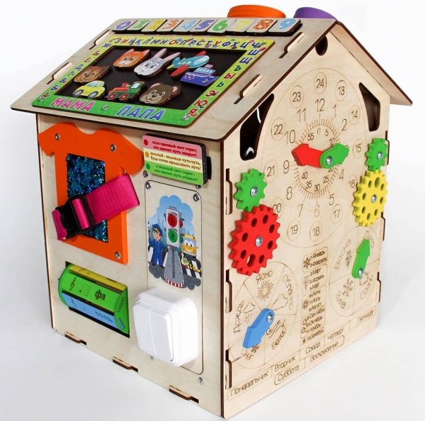 Yoshatoys Игрушка для малышей "Бизидом Светофор-4"