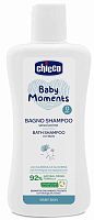 Chicco Пена-шампунь без слез Baby Moments, 0+, 200 мл					