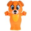 КАПИТОШКА Игрушка для ванны собачка 9 см, в сетке,в кор.2*240шт