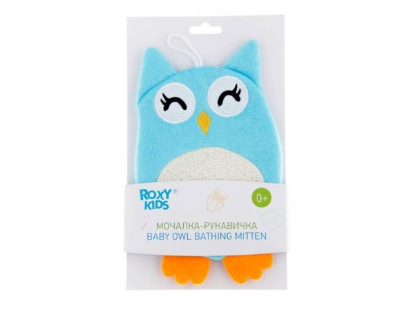 Roxy Kids Махровая мочалка-рукавичка Baby Owl