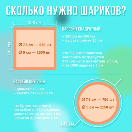 Набор шаров 150 шт (бирюзовый  , серый , белый, черный , салатовый, бежевый)