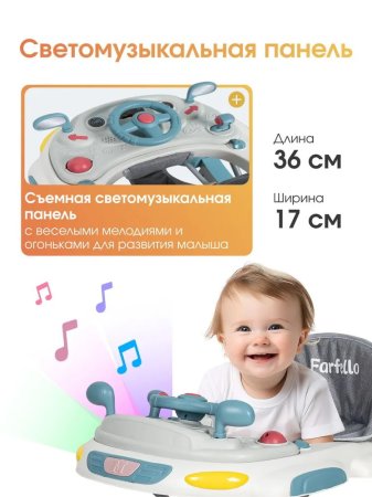 Ходунки детские Farfello A5 (Blue/синий)