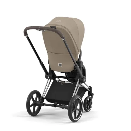 Коляска Cybex Priam IV Chrome Brown 2в1,+ спаль блок (Cozy Beige)