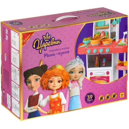 Играем вместе Игровой набор Царевны Мини-кухня 313967 / цвет белый, красный