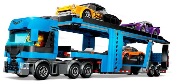 Lego Конструктор City "Грузовик-автовоз со спортивными автомобилями"