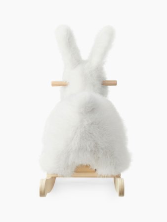 91034, Игрушка-качалка BUNNY (white)
