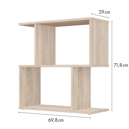Polini Home Стеллаж фигурный Smart, 2 секции / цвет дуб