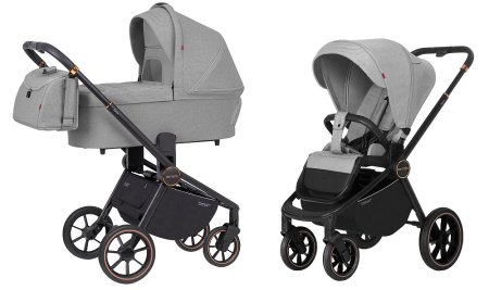 8511/1 Коляска 3в1 CARRELLO Epica   (Silver Grey)