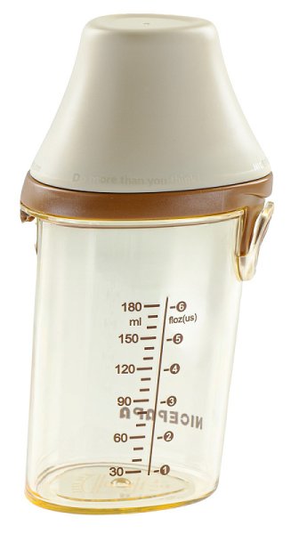 Nice Papa Бутылочка антиколиковая, 180 мл, 3-7 месяцев / цвет brown (коричневый)