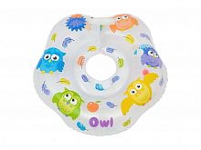 Надувной круг на шею для плавания малышей Owl
