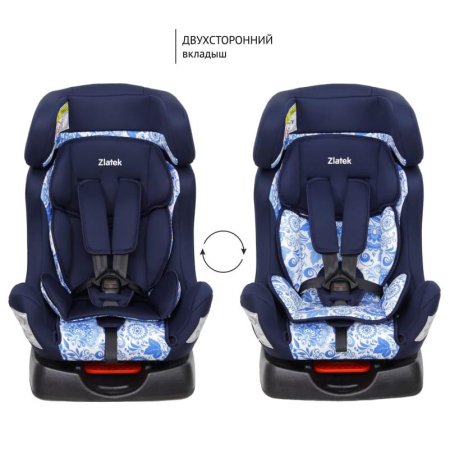 Zlatek Детское автомобильное кресло Flagman / цвет черный, синий