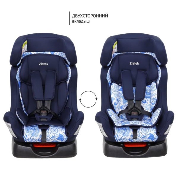 Zlatek Детское автомобильное кресло Flagman / цвет черный, синий