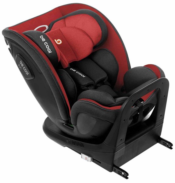 BeCool Автокресло Sun I-Size (0-12 лет) / цвет Be Scarlet (красный-черный)