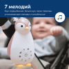 Zazu Ночник-колонка Пингвинeнок Зои + проигрыватель / цвет белый, розовый