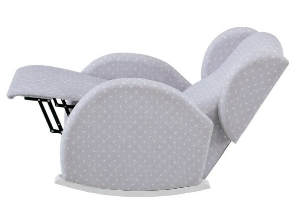 Micuna Кресло-качалка Микуна Wing/Flor Relax white/white искусственная кожа