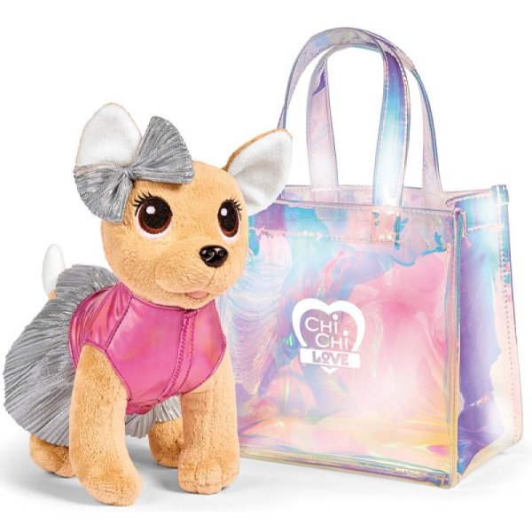 Chi-Chi Love Плюшевая игрушка "Собачка в прозрачной сумочке" Simba, 20 см