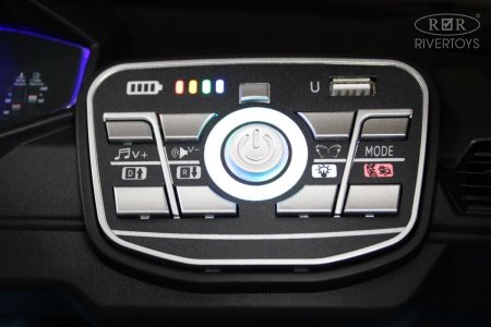 E888EE Электромобиль Lamborghini Huracán STO (Желто-фиолетовый)