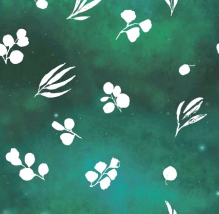 Adam Stork Пеленка  муслиновая 118х118 см / расцветка Eucalyptus Green