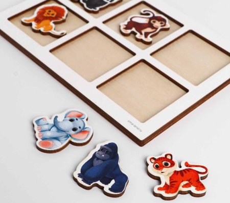 Лесная мастерская Дидактические игры и материалы. Тренажёр памяти "Джунгли"