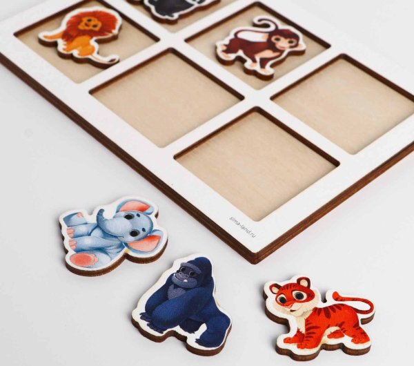 Лесная мастерская Дидактические игры и материалы. Тренажёр памяти "Джунгли"