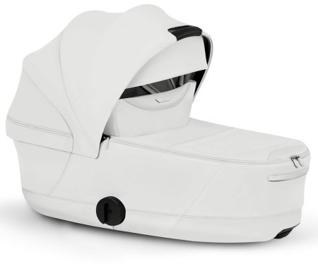 Коляска 2в1 CYBEX Priam Style Matt Black + спальный блок (Off White)