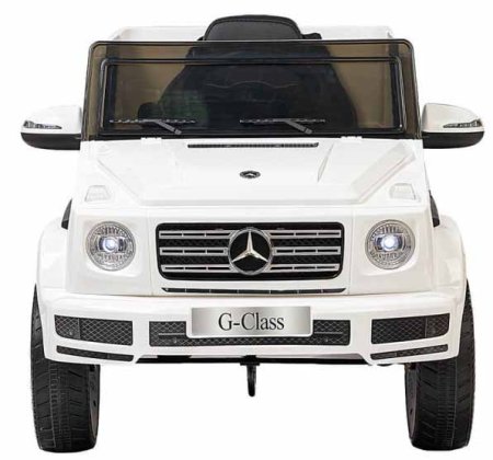 Toyland Электромобиль Джип Mercedes Benz G500 / цвет белый