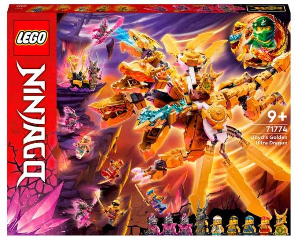 Lego Конструктор Ninjago "Золотой ультрадракон Ллойда"