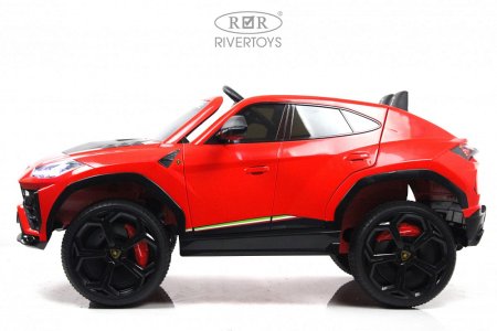 E777EE Электромобиль Lamborghini Urus  (Красный)